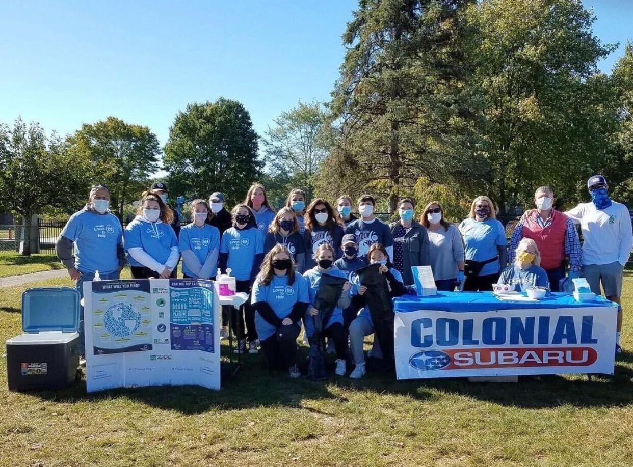 group of Colonial Subaru employees